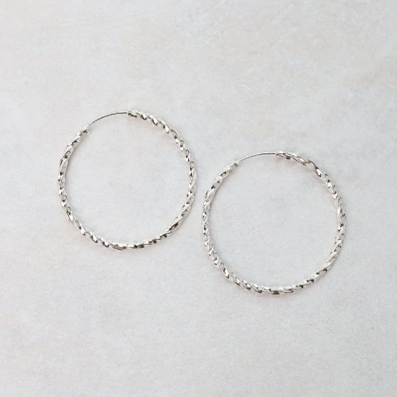 35mm Twisted Hoops