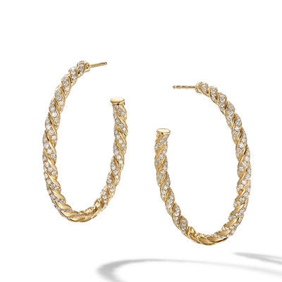 David Yurman Flex Hoop Earrings