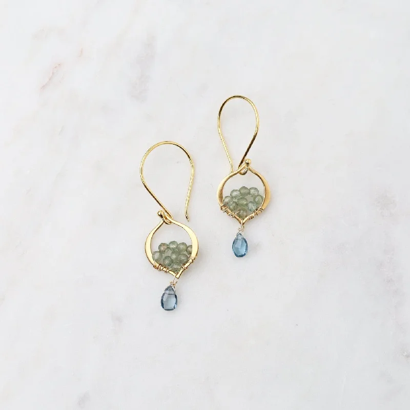 Tiny Gold Fill Arabesque Earring