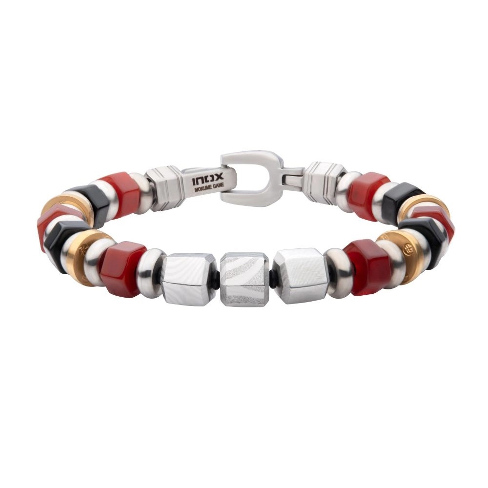 Inox Stainless Steel Bushido Yu Heroic Courage Bracelet