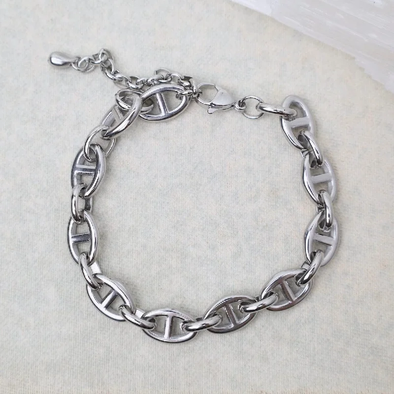 Mariner Chain Bracelet in Stainless Steel