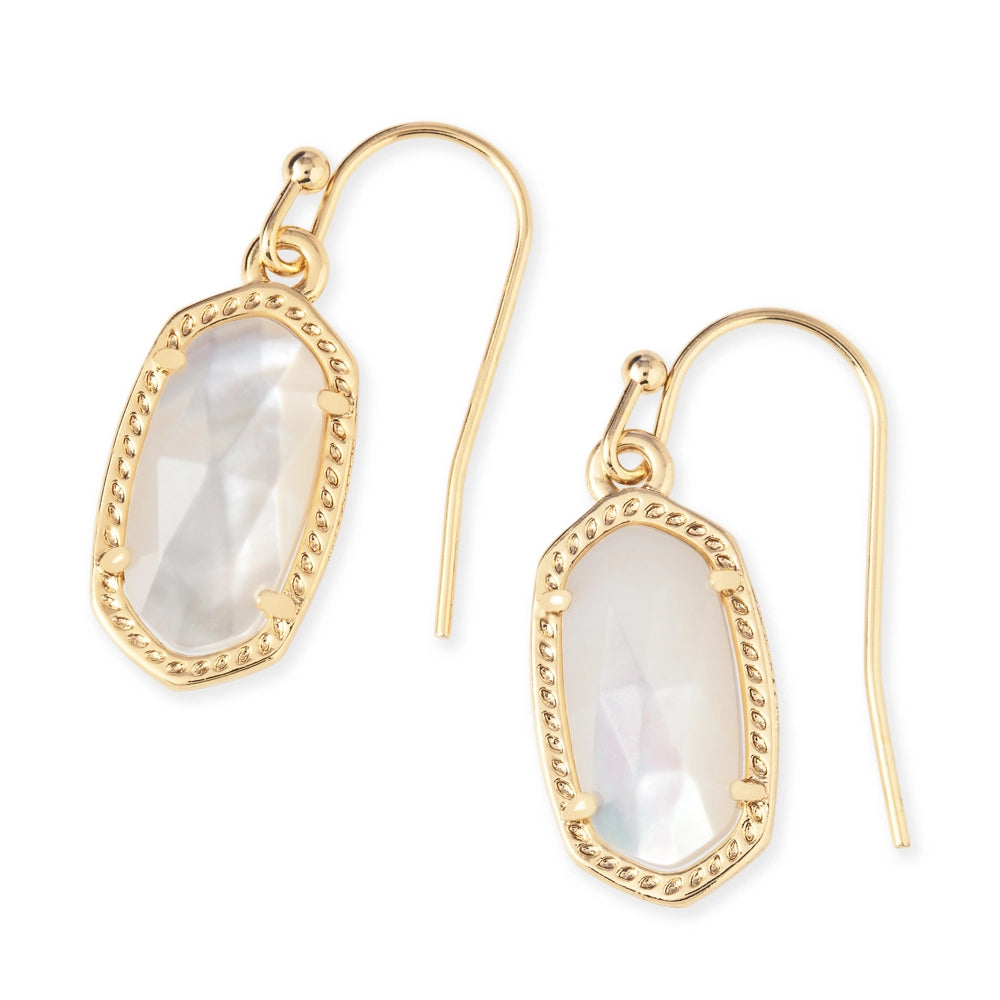 Kendra Scott Lee Earring in Gold with Ivory Mother of Pearl