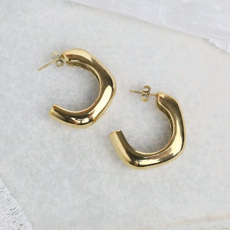 Square Hoop Earrings