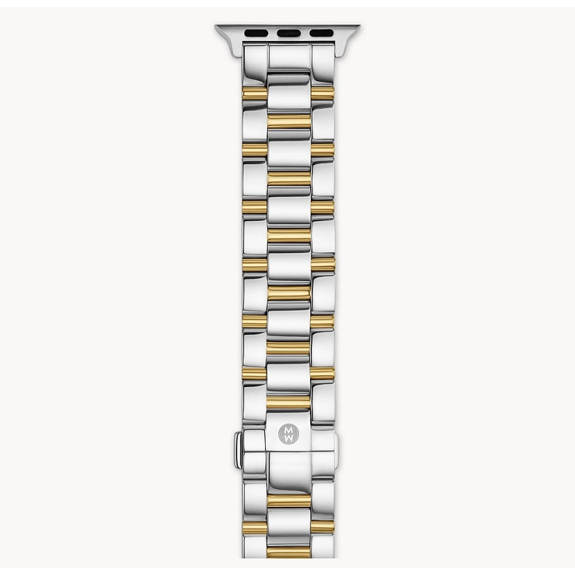 Michele Two-Tone Stainless Steel Bracelet Band for Apple Watch