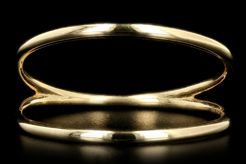 14K Yellow Gold Double Row Wire Band