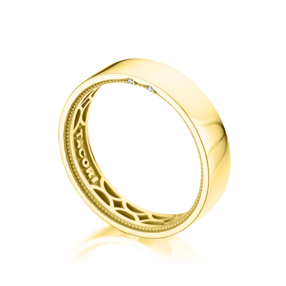 Tacori 14K Yellow Gold Collection Gents High-Polish Band