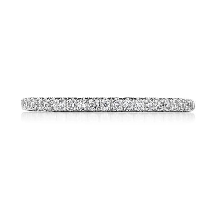 Tacori 18K White Gold Dantela Diamond Band