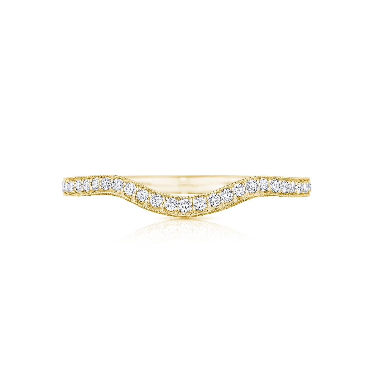 Tacori Classic Crescent 18K Yellow Gold Curved Band