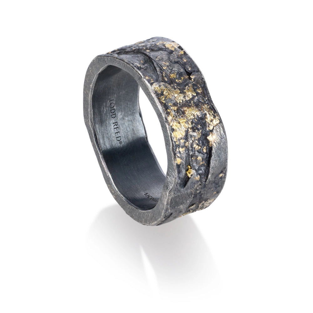 Todd Reed Sterling and 22K Gold Band