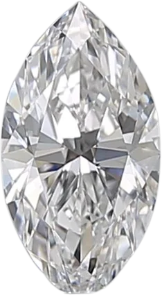 0.51 Carat D VVS2 Marquise Natural Diamond