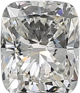 0.57 Carat H VVS1 Elongated Cushion Natural Diamond