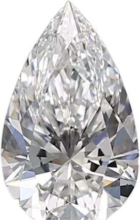 0.6 Carat D VS2 Pear Natural Diamond