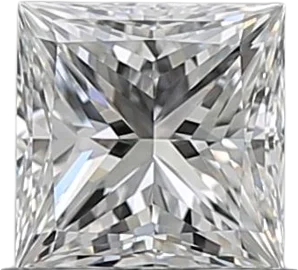 0.63 Carat F VS1 Princess Natural Diamond