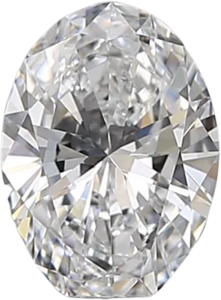 0.66 Carat D VVS1 Oval Natural Diamond