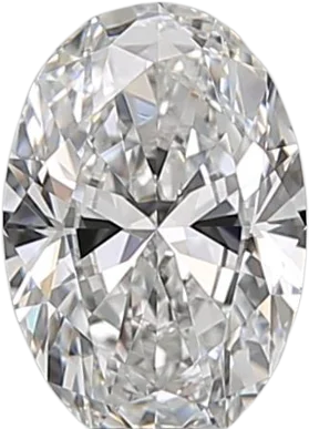 0.7 Carat E VVS1 Oval Natural Diamond