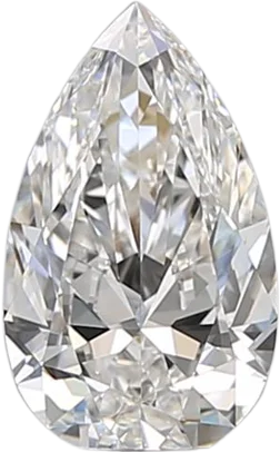 0.72 Carat E VVS1 Pear Natural Diamond