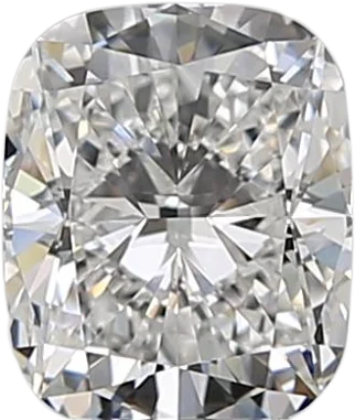 0.73 Carat F VS1 Elongated Cushion Natural Diamond