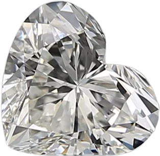 0.73 Carat H IF Heart Natural Diamond