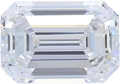 0.78 Carat D VS2 Emerald Lab Diamond