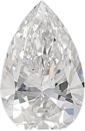 0.8 Carat E VS2 Pear Lab Diamond