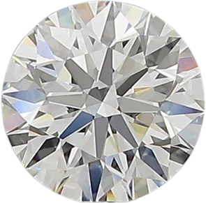 0.8 Carat F IF Round Natural Diamond