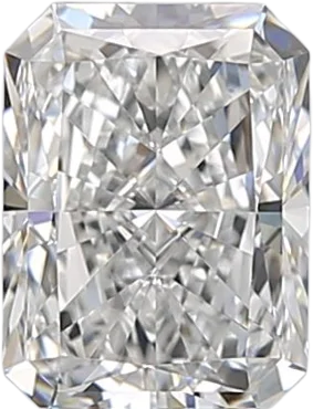 0.83 Carat E VVS2 Radiant Natural Diamond