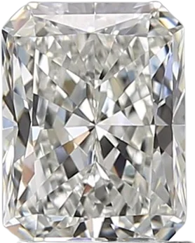 0.9 Carat H VVS1 Radiant Natural Diamond