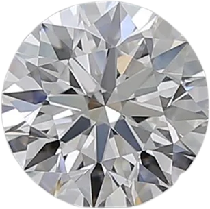 0.9 Carat D VVS2 Round Natural Diamond