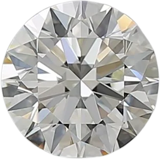 0.9 Carat K IF Round Natural Diamond