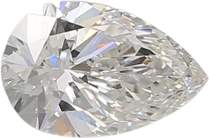 0.91 Carat F VVS2 Pear Lab Diamond