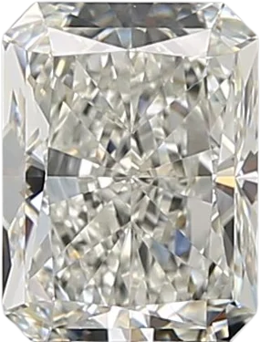 0.91 Carat I VVS1 Radiant Natural Diamond