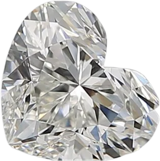 0.92 Carat H VVS2 Heart Natural Diamond