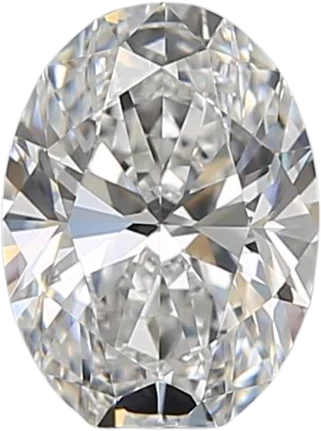 0.92 Carat E VVS1 Oval Natural Diamond