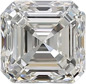 1.01 Carat I VVS1 Asscher Natural Diamond