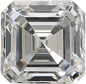 1.01 Carat I VVS1 Asscher Natural Diamond