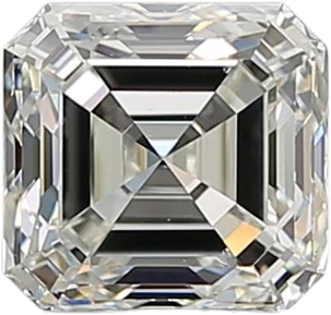 1.01 Carat J VS2 Asscher Natural Diamond