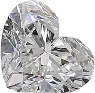 1.01 Carat E VS1 Heart Natural Diamond