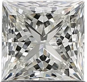 1.02 Carat J VVS2 Princess Natural Diamond