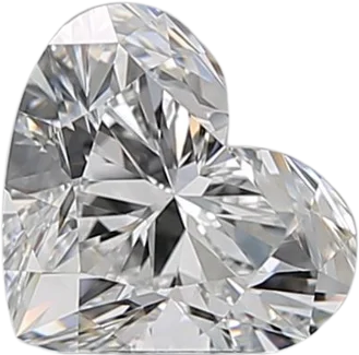 1.03 Carat D VVS1 Heart Natural Diamond