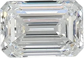 1.29 Carat F VS2 Emerald Lab Diamond