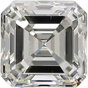 1.7 Carat K VS1 Asscher Natural Diamond