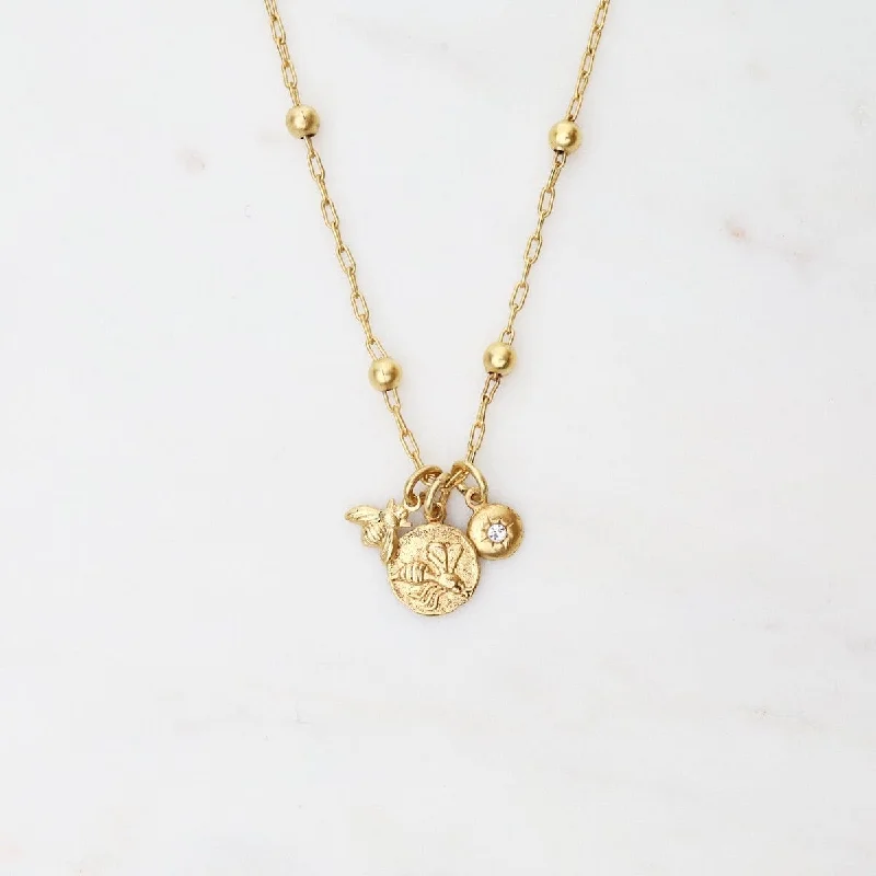 Bee Charm Necklace