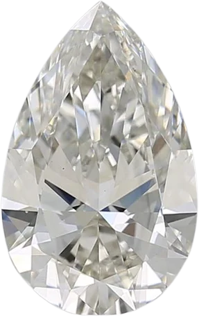 2.04 Carat H VS1 Pear Lab Diamond