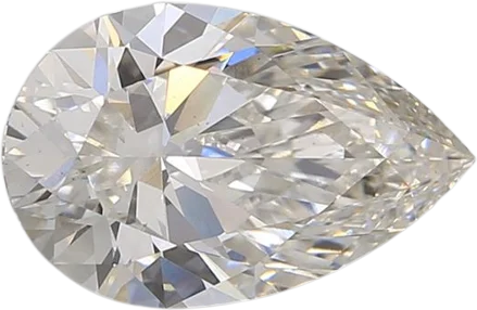 2.58 Carat H VS1 Pear Lab Diamond