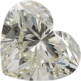 3.01 Carat K IF Heart Natural Diamond