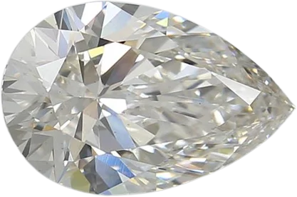 3.57 Carat H VS1 Pear Lab Diamond