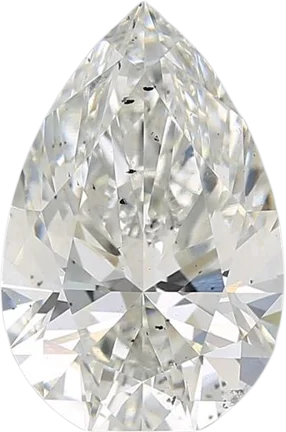 4.02 Carat G SI1 Pear Lab Diamond