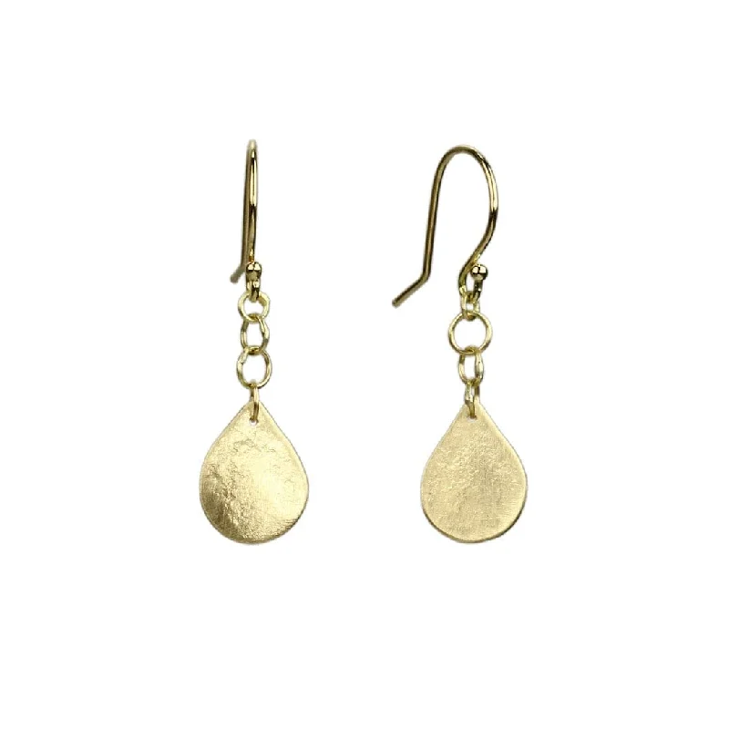 18k Gold Small Aurelia Teardrop Earrings