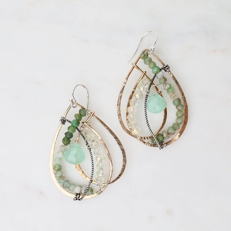 Chrysoprase Drop Earrings