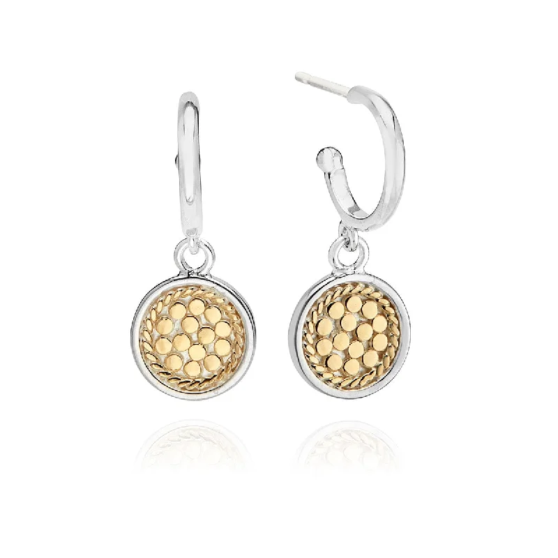 Classic Drop Disc Earrings